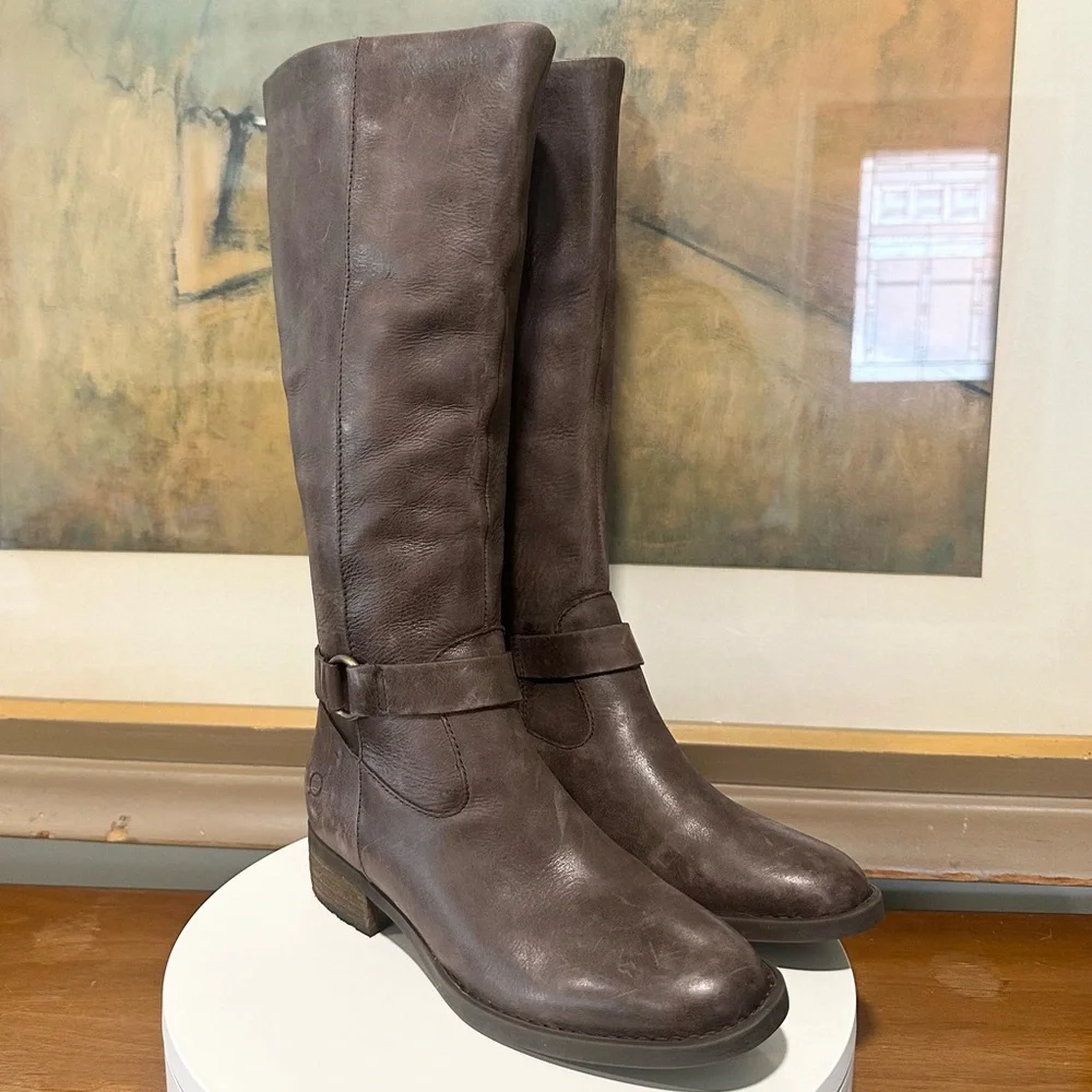 🌸BORN🌸 Saddler Tall Riding Boot Brown Size: 5.5